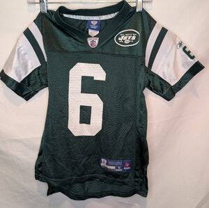 Reebok Green and White NFL Jersey